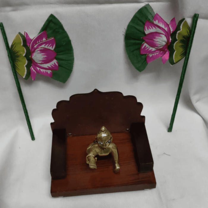 Laddu Gopal Handcrafted Decorated Pankha (1)