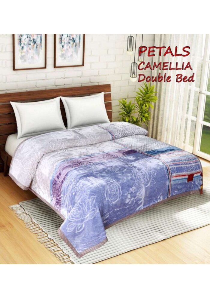 Patels Anna Double Blanket – 100×100, Long-Lasting & Fully Washable