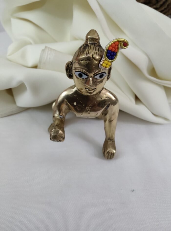 Charming Laddu Gopal Katoro with Moti Material